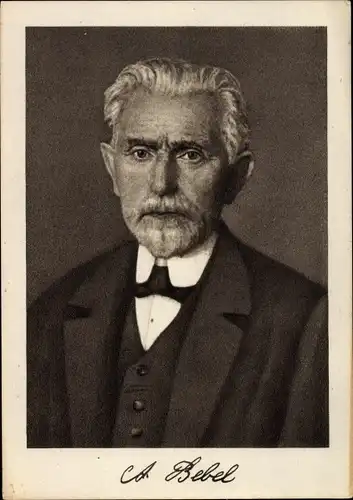 Ak August Bebel, Gründer der SDAP, Arbeiterbewegung, Portrait