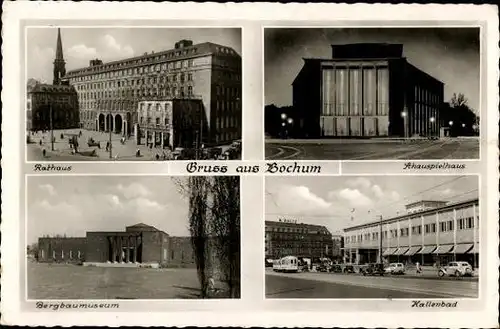 10 alte Ansichtskarten Bochum im Ruhrgebiet, verschiedene Ansichten