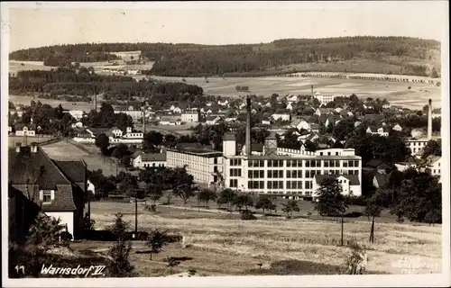 Ak Varnsdorf Warnsdorf Region Aussig, Gesamtansicht