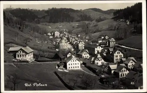 Ak Dolni Polubný Unter Polaun Region Reichenberg, Panorama