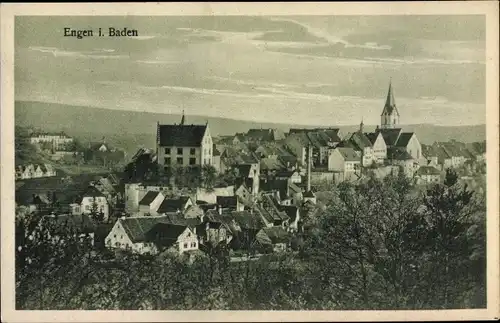 Ak Engen im Hegau, Panorama