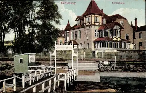 Ak Schleswig in Schleswig Holstein, Schleihalle