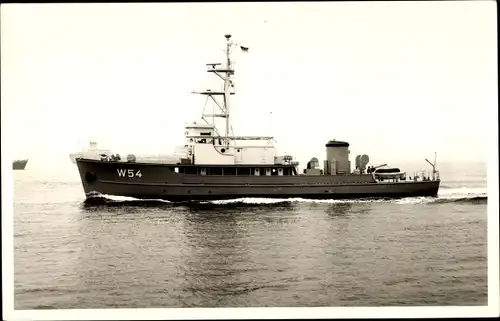 Foto Ak Deutsches Kriegsschiff, W 54, Küstenwachboot, Bundesmarine
