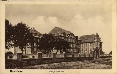 Ak Rendsburg in Schleswig Holstein, Königliches Seminar