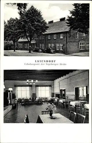 Ak Latendorf in Schleswig Holstein, Lindemanns Gasthaus