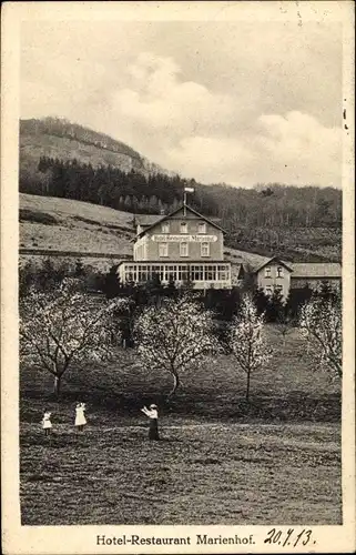 Ak Königswinter am Rhein, Hotel Restaurant Marienhof