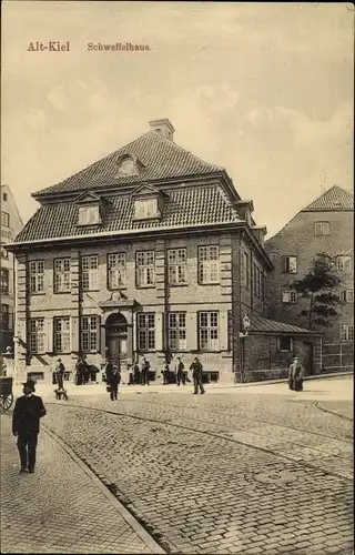 Ak Kiel in Schleswig Holstein, Partie am Schweffelhaus