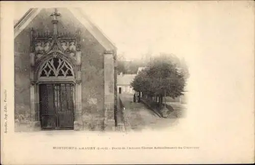 Ak Montfort l'Amaury Yvelines, Porte de l'Ancien Gloltre