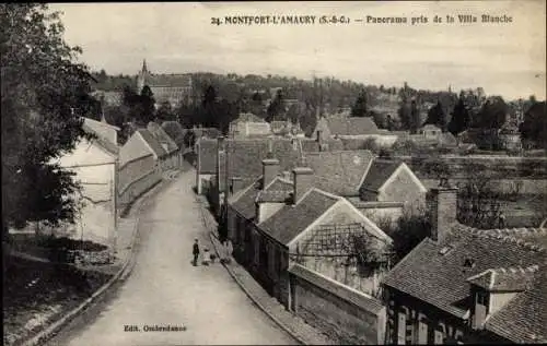 Ak Montfort l'Amaury Yvelines, Panorama pris de la Villa Blanche