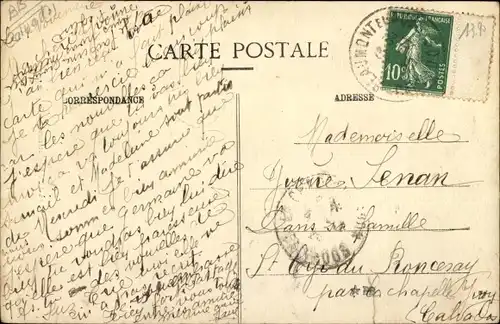 Ak Beaumont en Auge Calvados, Interieur de l'Eglise