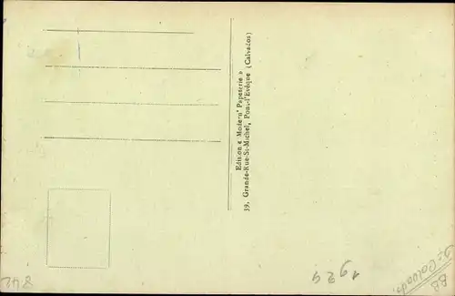 Ak Beaumont en Auge Calvados, L'Eglise