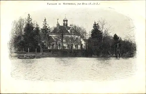 Ak Brou Eure et Loir, Pavillon de Mottreau