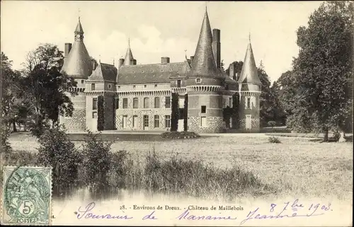 Ak Dreux Eure et Loir, Chateau de Maillebois