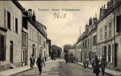 Ak Vouziers Ardennes, Kaiser Wilhelmstraße