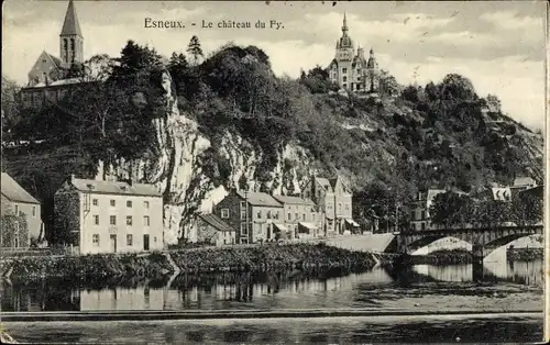 Ak Esneux Wallonien Lüttich, Le chateau du Fy