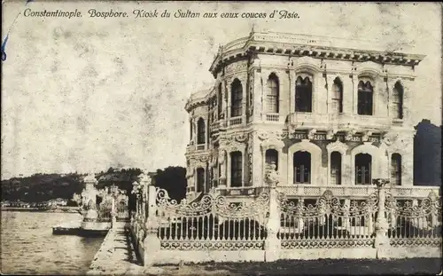 Ak Konstantinopel Istanbul Türkei, Kiosk du Sultan aux eaux couces d'Asie
