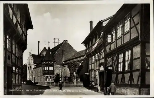 Ak Northeim in Niedersachsen, Schaupenstiel, Städtische Brauerei, Volksbad