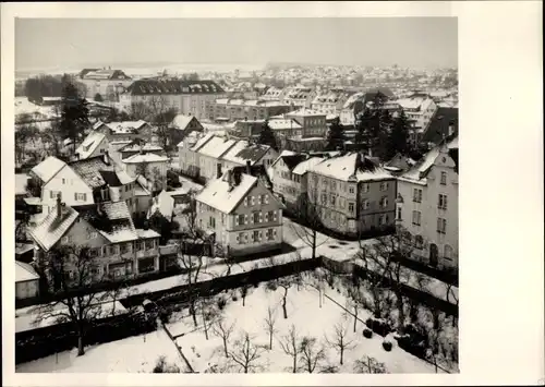 Foto Ak Göppingen in Baden Württemberg, Stadtpanorama im Winter