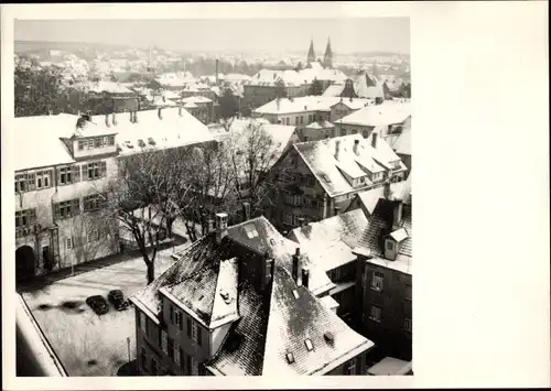 Foto Ak Göppingen in Baden Württemberg, Stadtpanorama im Winter