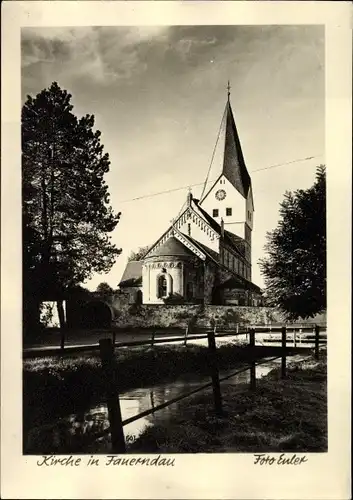 Ak Faurndau Göppingen in Baden Württemberg, Kirche