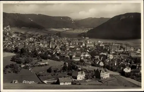 Ak Ebingen Albstadt im Zollernalbkreis, Panorama