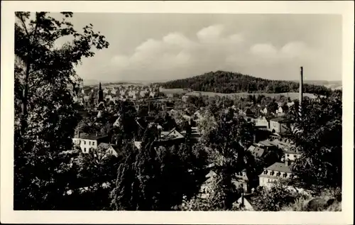 Ak Kirchberg in Sachsen, Teilansicht mit Borberg