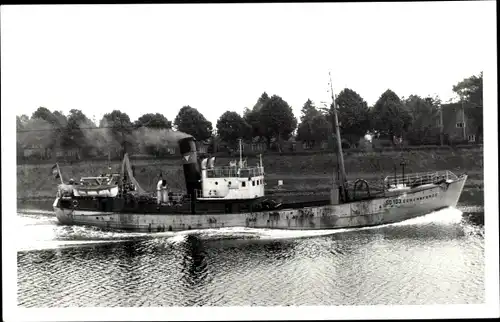 Ak Deutsches Frachtschiff Eckernförde