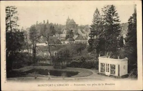 Ak Montfort l'Amaury Yvelines, Panorama, vue prise de la Moutiere