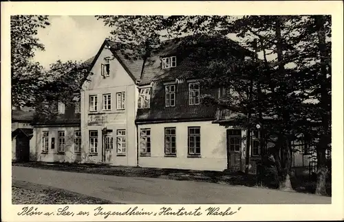 Ak Plön in Holstein, Jugendheim Hinterste Wache, Außenansicht