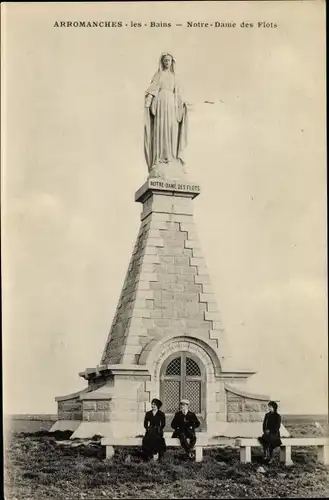 Ak Arromanches les Bains Calvados, Notre Dame des Flots