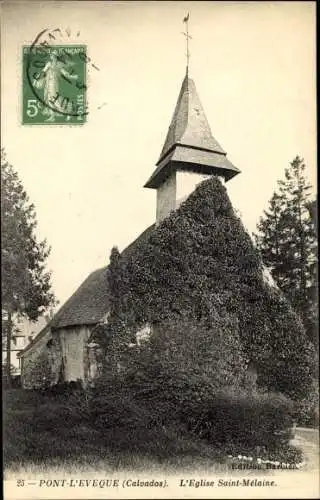 Ak Pont l Eveque Calvados, L'Eglise Saint Melaine