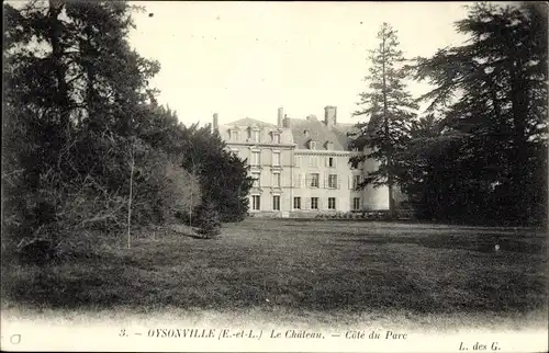 Ak Oysonville Eure et Loir, Le Chateau