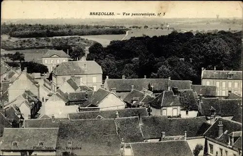 Ak Brezolles Eure et Loir, Vue panoramique