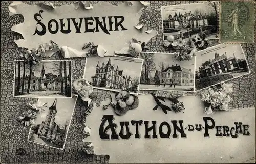 Ak Authon du Perche Eure et Loir, Environs, Souvenir
