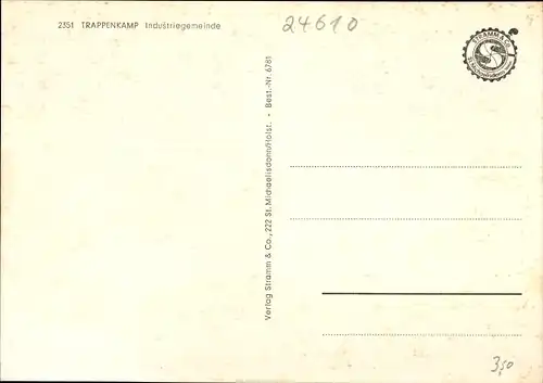 Ak Trappenkamp im Kreis Segeberg, A&O Markt, Kirche, Wohnungen