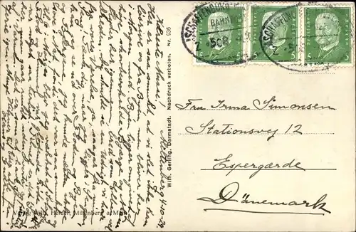 Ak Miltenberg am Main in Unterfranken, Schnatterloch, Fachwerkhäuser