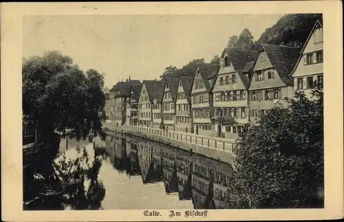 Ak Calw in Baden Württemberg, Am Bischoff