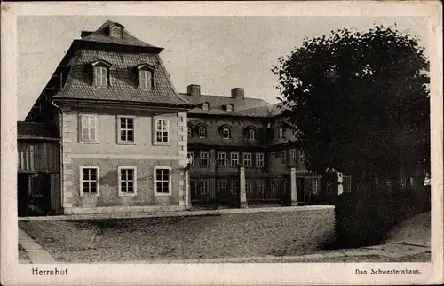 Ak Herrnhut in Sachsen, Schwesternhaus