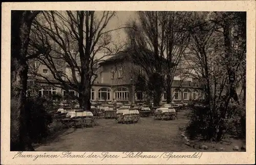 Ak Lübbenau im Spreewald, Zum grünen Strand der Spree