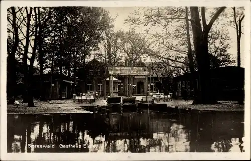 Ak Lübbenau im Spreewald, Gasthaus Eiche