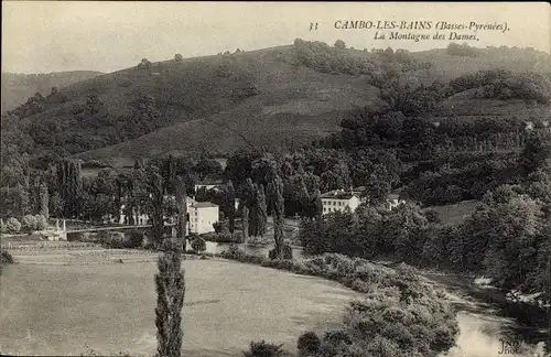 Ak Cambo les Bains Pyrenees Atlantiques, La Montagne des Dames