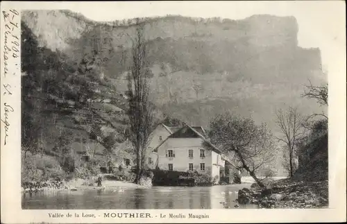 Ak Mouthier Doubs, Le Moulin Maugain