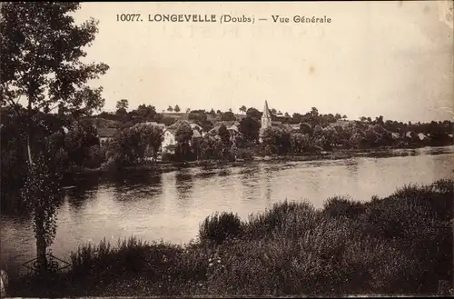 Ak Longevelle Doubs, Vue Generale