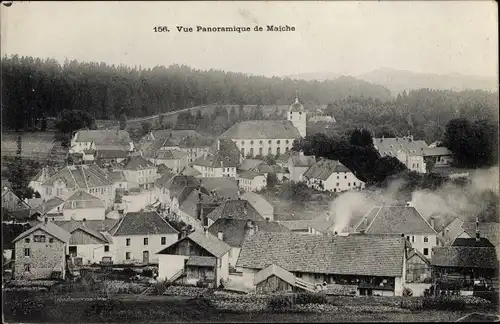 Ak Maiche Doubs, Vue Panoramique