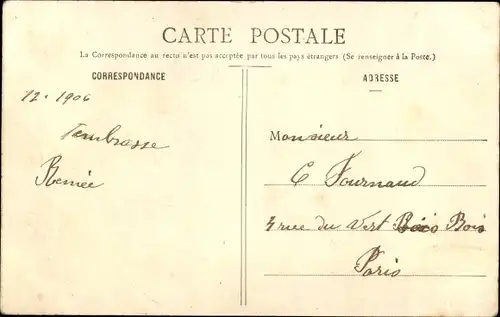 Ak Mandeure Doubs, Porte d'un ancien Theatre romain