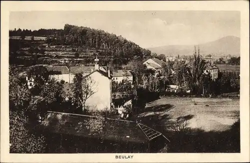 Ak Le Beulay Vosges, Blick auf den Ort