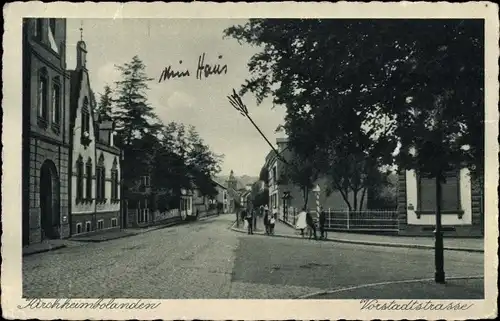 Ak Kirchheimbolanden in Rheinland Pfalz, Vorstadtstraße