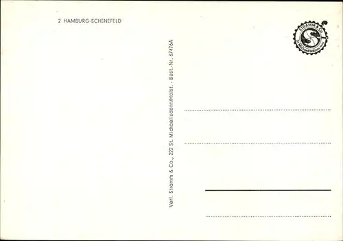 Ak Schenefeld in Schleswig Holstein, Wohnsiedlung, Geschäfte