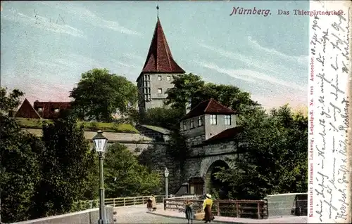 Ak Nürnberg in Mittelfranken, Tiergärtnerhof