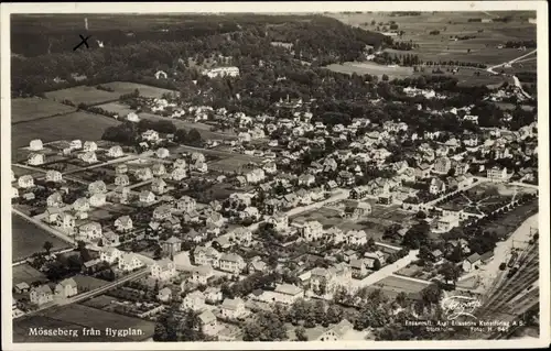 Ak Mösseberg Falköping Schweden, Flugbild